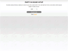 Tablet Screenshot of partyinhouse.com